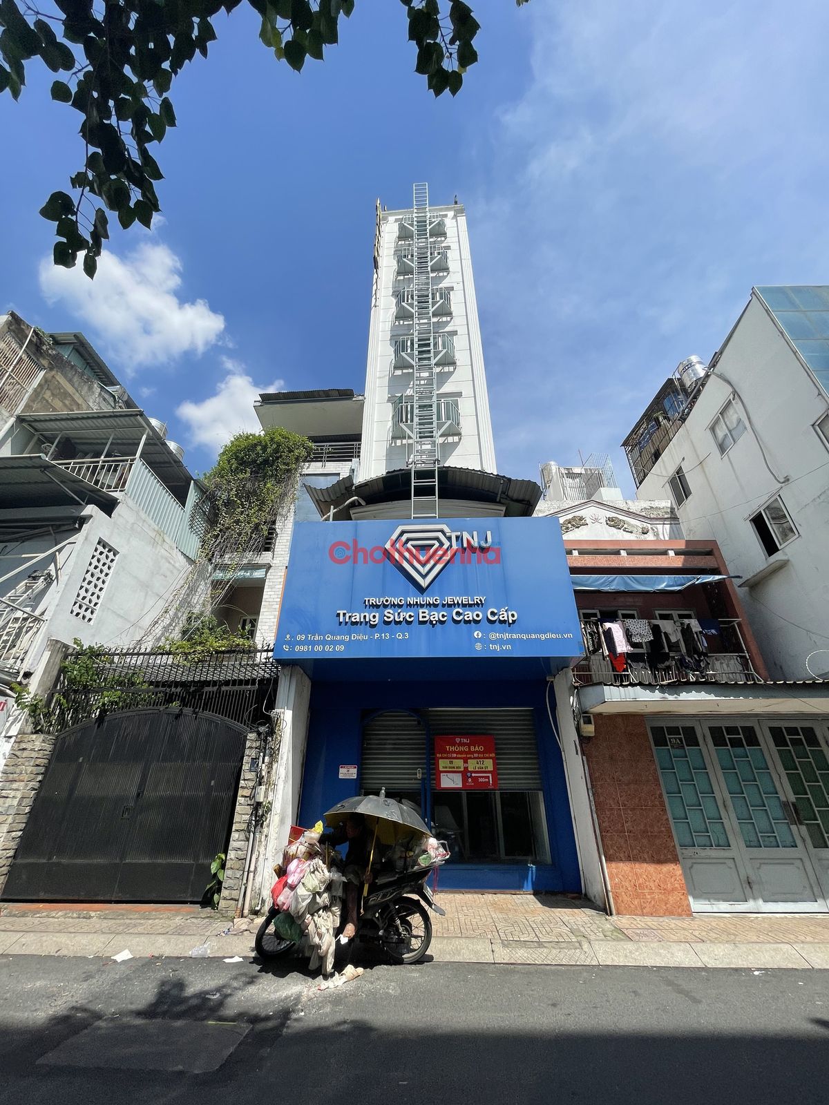 CHO THUÊ MẶT BẰNG KINH DOANH, ĐƯỜNG TRẦN QUANG DIỆU, QUẬN 3