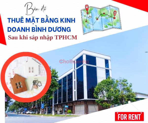 Bản đồ thuê mặt bằng kinh doanh Bình Dương sau sáp nhập TP.HCM