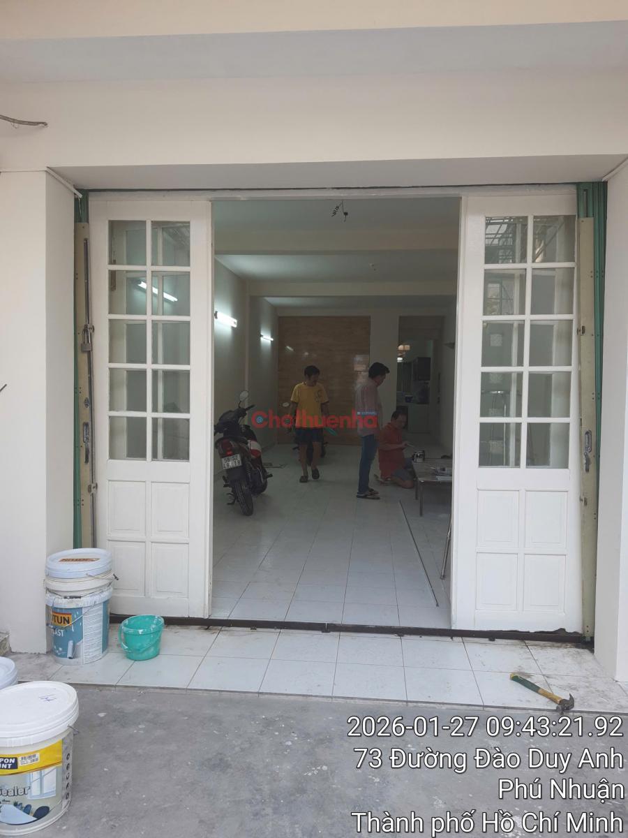Nhà chính chỉ cho thuê. Nhà mặt tiền đường Đào Duy Anh phú nhuận