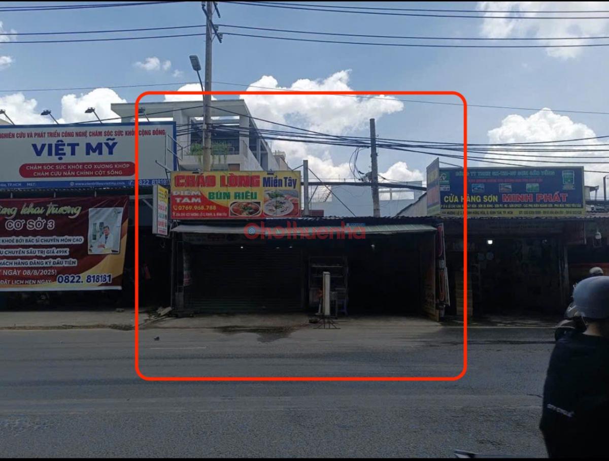 Cho Thuê Nhà + Đất số 427-429 Hương Lộ 3, P.Bình Hưng Hoà, Quận Bình Tân. Đối diện chung cư