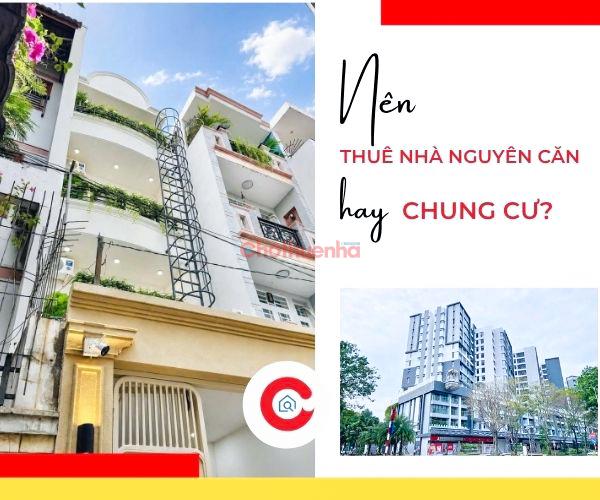 Nên thuê nhà nguyên căn hay chung cư trong năm 2026