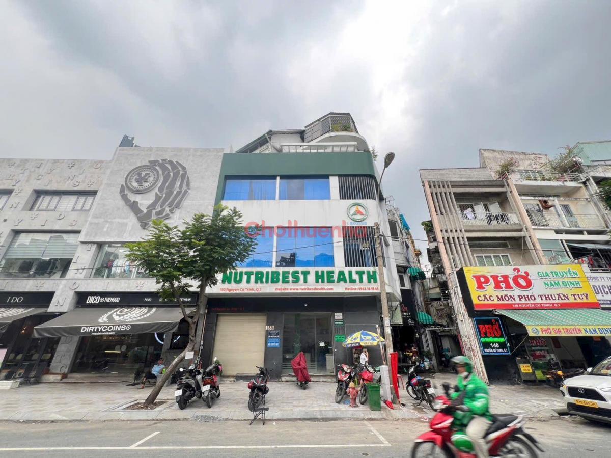 Cho Thuê Nhà GÓC 2MT số 150 Nguyễn Cư Trinh, P.Nguyễn Cư Trinh, Quận 1