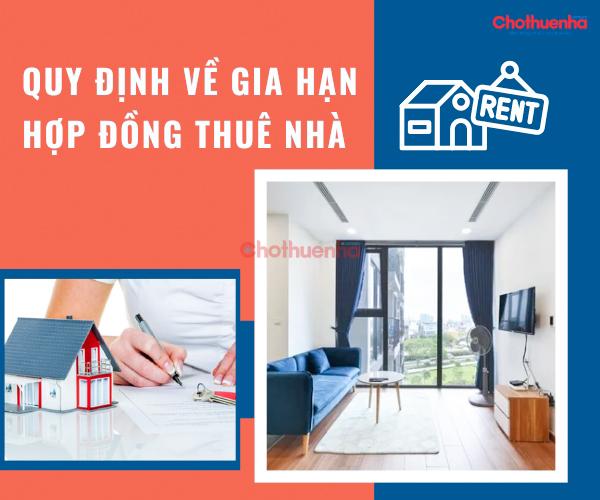 Quy định về gia hạn hợp đồng thuê nhà