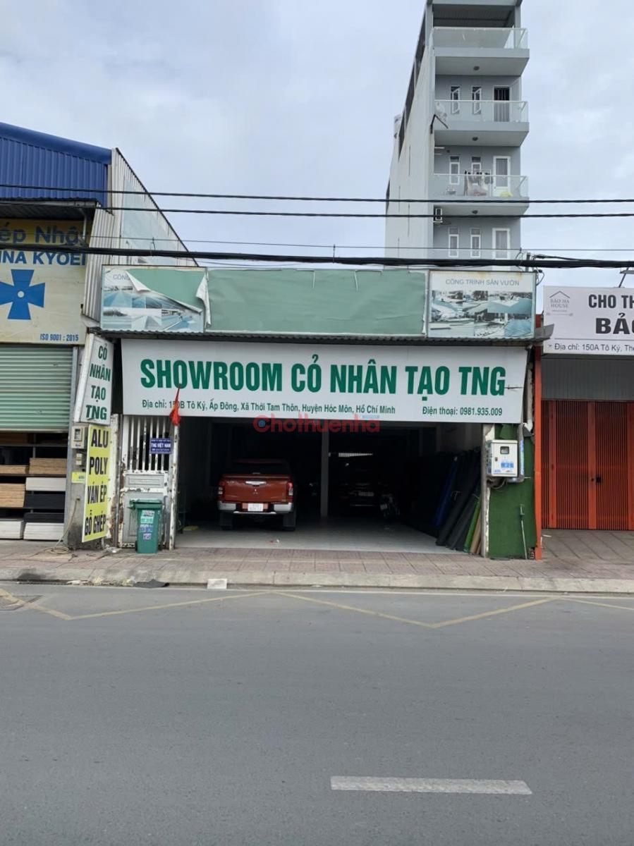 Cho Thuê Nhà Mặt Tiền 150 Tô Ký, Thới Tam Thôn, Hóc Môn. Diện tích: ngang 8m x dài 45m. 500m2
