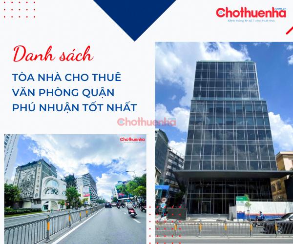 Top các tòa nhà cho thuê văn phòng Quận Phú Nhuận tốt nhất