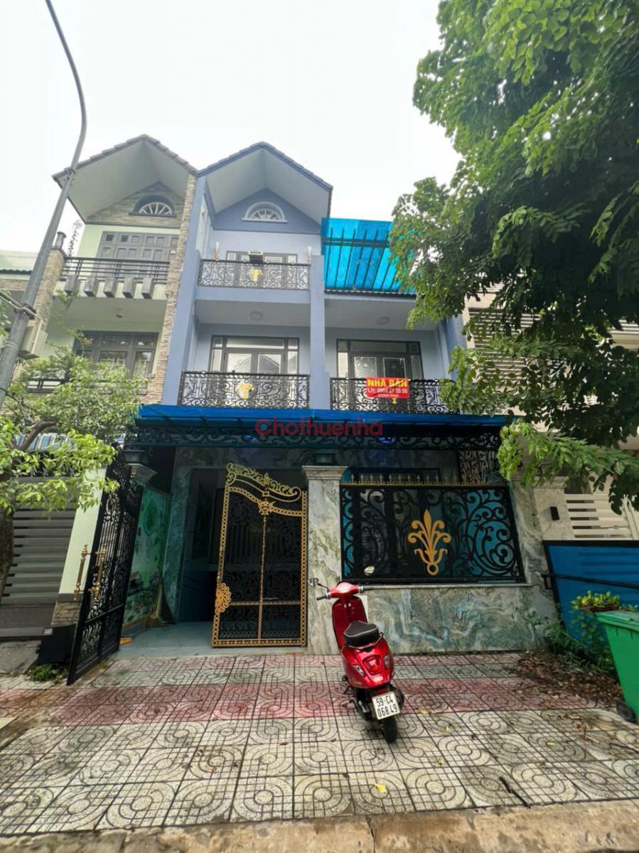 Cho Thuê Nguyên Căn Mặt Tiền 7m Khu Biệt Thự Sadeco Ven Sông  Quận 7.